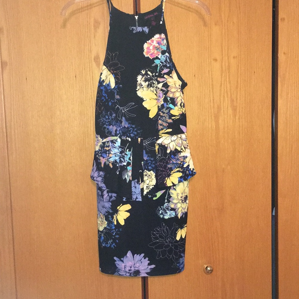 Floral Peplum Dress